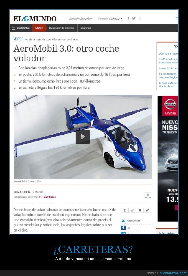 aeromobil,aeromobil 3.0,coche,volador,volar